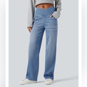 Halara Flex Tummy Control Straight Leg Jeans